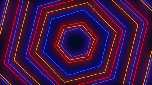 Neon-Polygon
