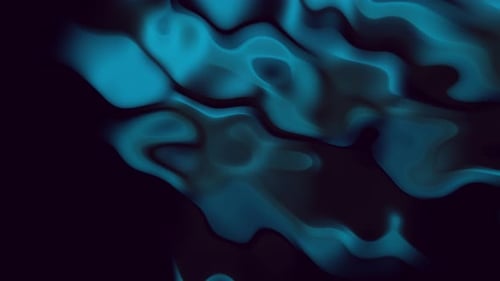 Abstract Fluid Blue Waves Dynamic Background Animation