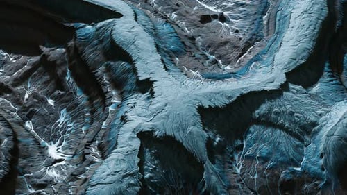 View of the Alien Planet Landscape