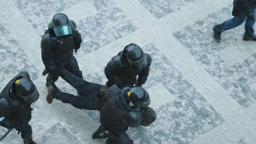 Passive Arrest Disobedience Demonstration