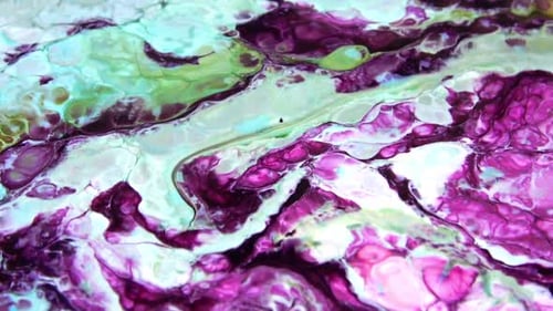 Psychedelic Cosmos Galaxy Paint Texture Background
