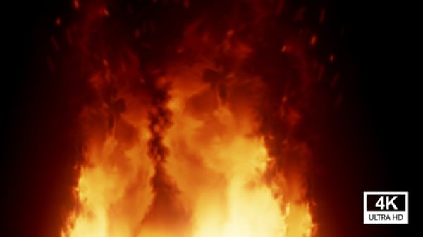 Realistic Animated Ground Fire Burning Element, Backgrounds Motion ...