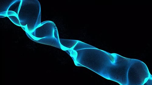 abstract particle wave background animation.Vd 1791