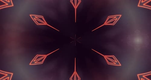 Looped kaleidoscope Abstract Symmetrical Of Geometric Seamless Pattern shape
