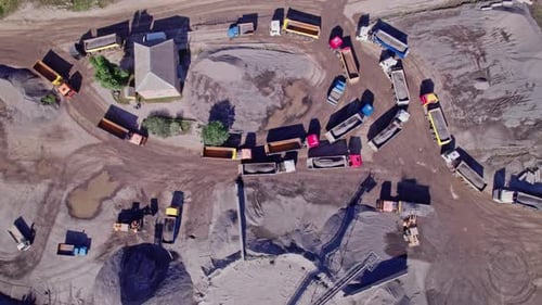 Industrial Extraction of Stone for Construction Industry