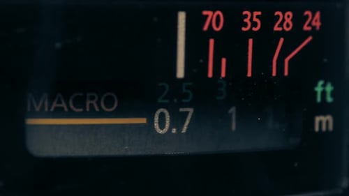 Close Up of Analog Lens Meter