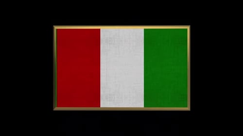Italy 3D Flag