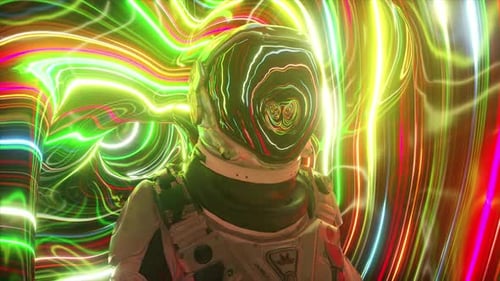 Astronaute dans la quatrième dimension