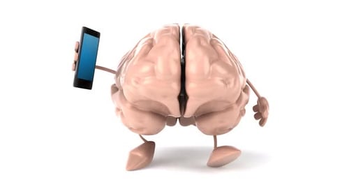 Brain with phone