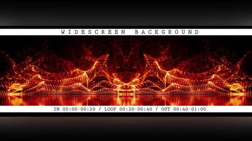 Fire Widescreen Streaks Stage Background Particles
