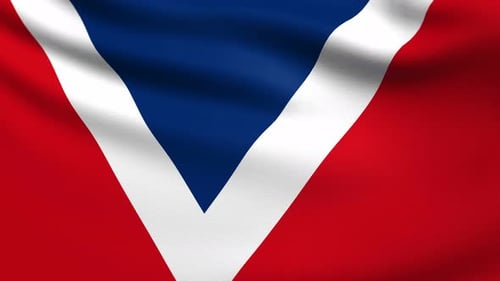 Abstract Waving Fabric V-Shape Loop Background