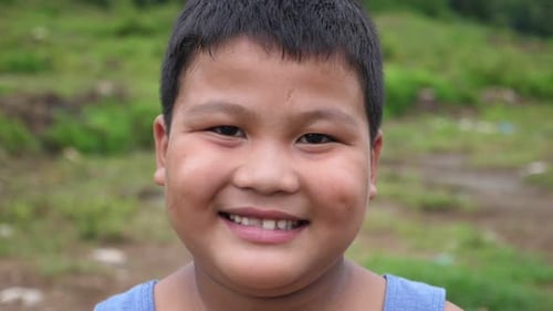 Asian Boy Smiling