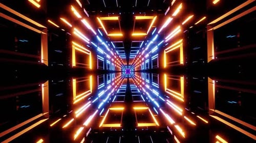 Sci Fi Space Tunnel Vj Loop HD