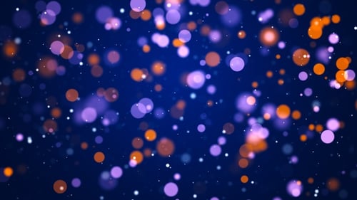 Abstract Shimmering Bokeh Particles Festive Celebration Background