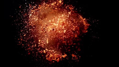 Goldpulver-Burst