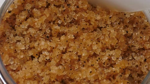 Crystal Scrub Scoop in Extreme Close Up