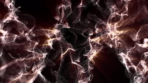 Abstrakte Partikel fließen Hintergrund