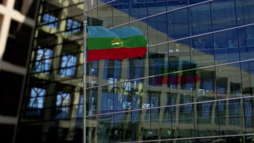 Realistic 3D Flag Waving Animation on Pole