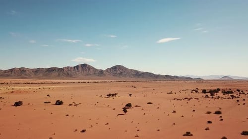 Namibia Kalahari Desert in Africa. Aerial Drone Shot. Lanscape of the the Desert. View From Above C