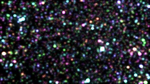 Colorful Abstract Shimmering Particle Lights Background Loop