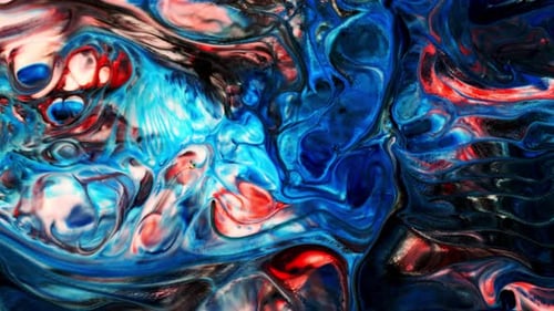 Arte abstracto de difusión de tinta colorida 141