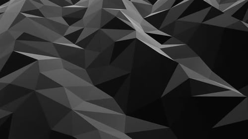 Subtle Dark Geometric Low Poly Background Animation