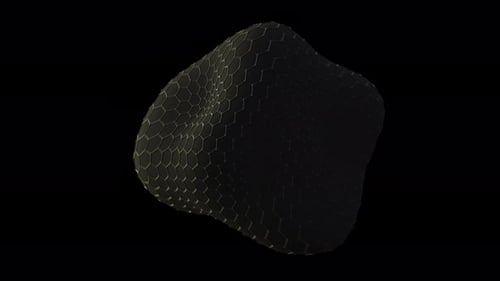 Boucle hexagonale abstraite