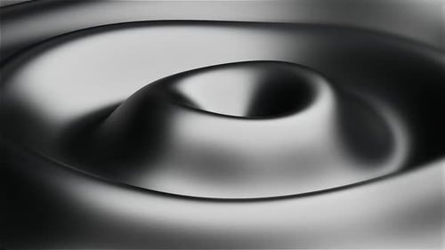 Abstract Black Fluid Wave Ripple Background Animation