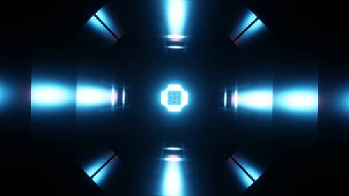 VJ Loop Rotation of Abstract Flickering Glow