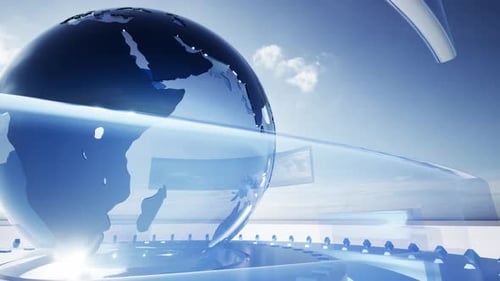 World News Background 4k