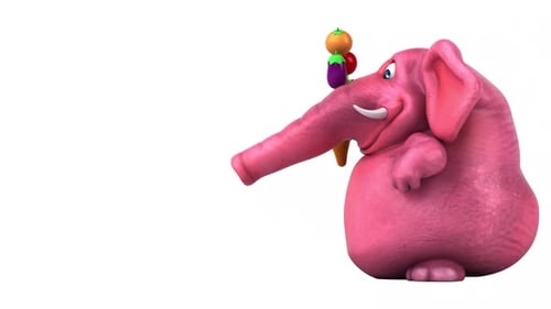 Lustiger Elefant - 3D-Animation