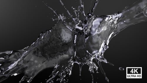 Transparent Water Splash Reveal Transition