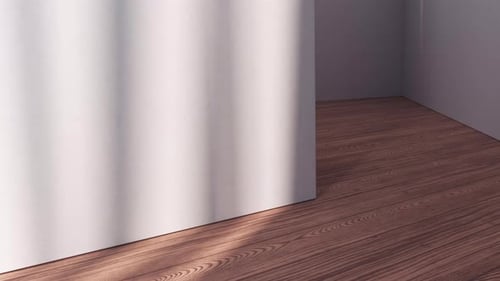 Empty room with wooden floor