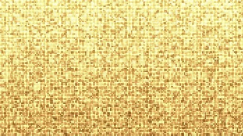 Abstract Gold Glittering Dots Seamless Loop Background