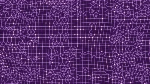 Histórico
abstrato de tecnologia. Fluxo de dados digitais. Fundo de estilo Plexus.