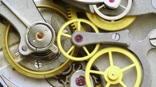 The Work Of The Mechanism Of The Ancient Clock 3.