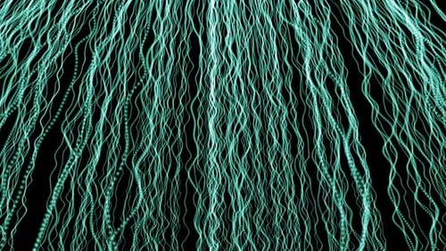 Éclair d'énergie verte abstraite