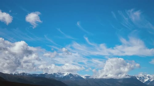 Altai Mountain Peak Time Lapse