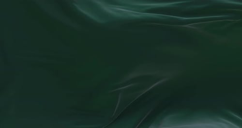 Green Elegant Silk Cloth Waving Loop 4 K