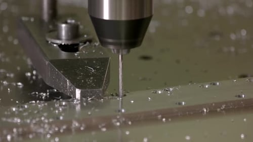 CNC-Maschine arbeitet.