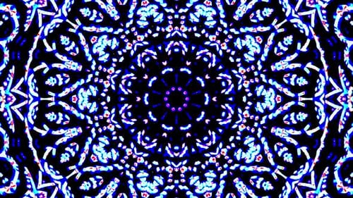lines in a multicolor texture. Fluid with blue reflection,Seamless circle
