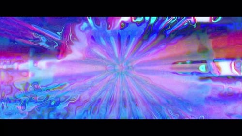 Psychedelic Glitch Digital Noise Abstract Background