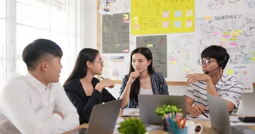 Team Meeting and Success in an Office
