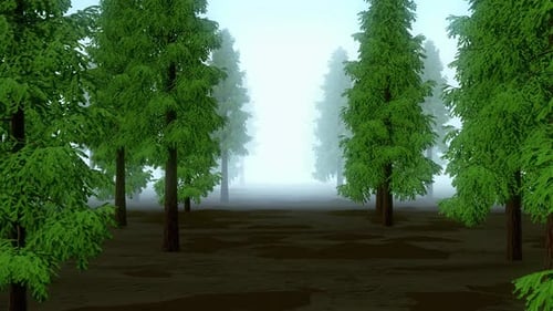 Cone Trees 01 4k