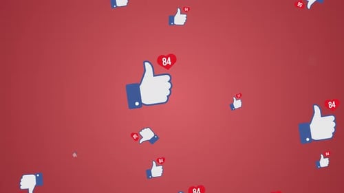 Animated Social Media Engagement: Likes, Dislikes, and Hearts