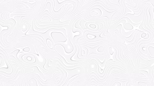 White Abstract Fluid Morphing Wavy Lines Background Loop