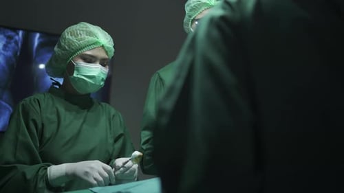 surgeon doctor team working surgical health care in hospital operation room, disease medicine health