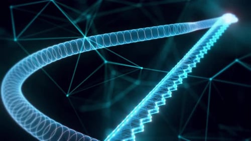 Tree Saw Hologram Close Up 4k