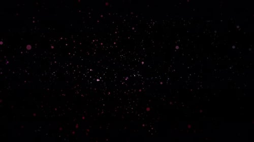 Colorful Abstract Particle Flowing Background