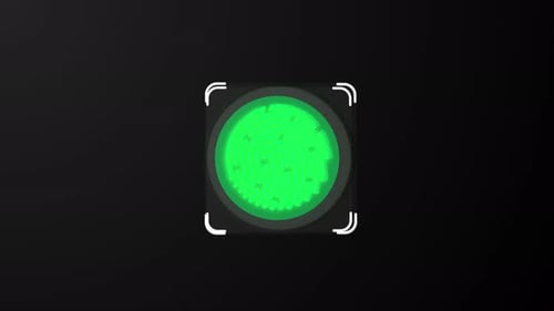 Animation of Scanning and Analysis Biometric Data From Fingerprint. Animation of Seamless Loop.